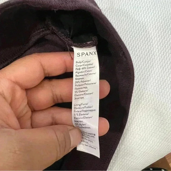 Spanx Jean-ish Ankle Leggings in Brandywine size s - Picture 9 of 13